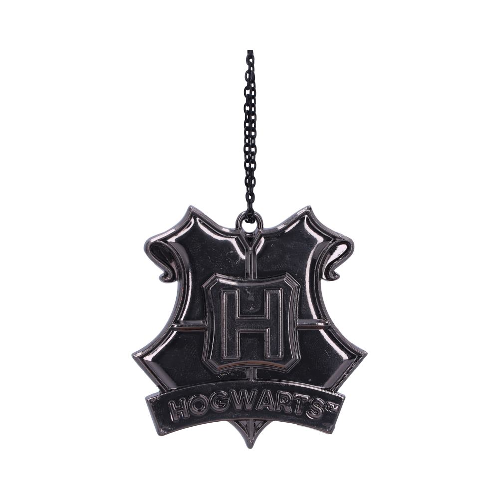 Hp Hogwarts Crest (Silver) Hang Orn 6Cm