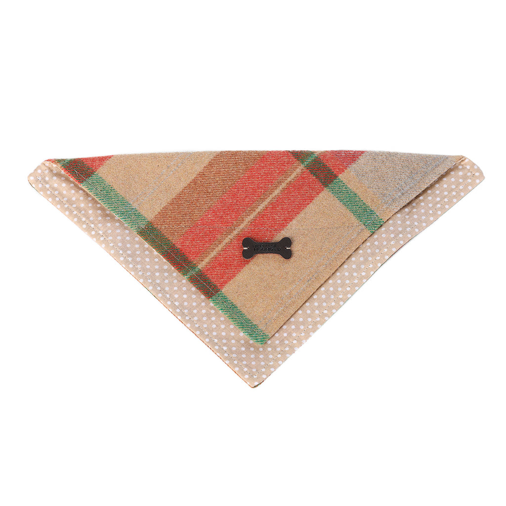 Heritage Hounds Tweed Dog Bandana