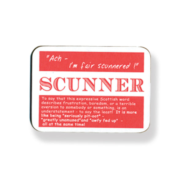 Scunner Dialect Coaster