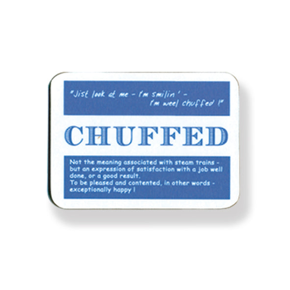 Chuffed Dialect Coaster