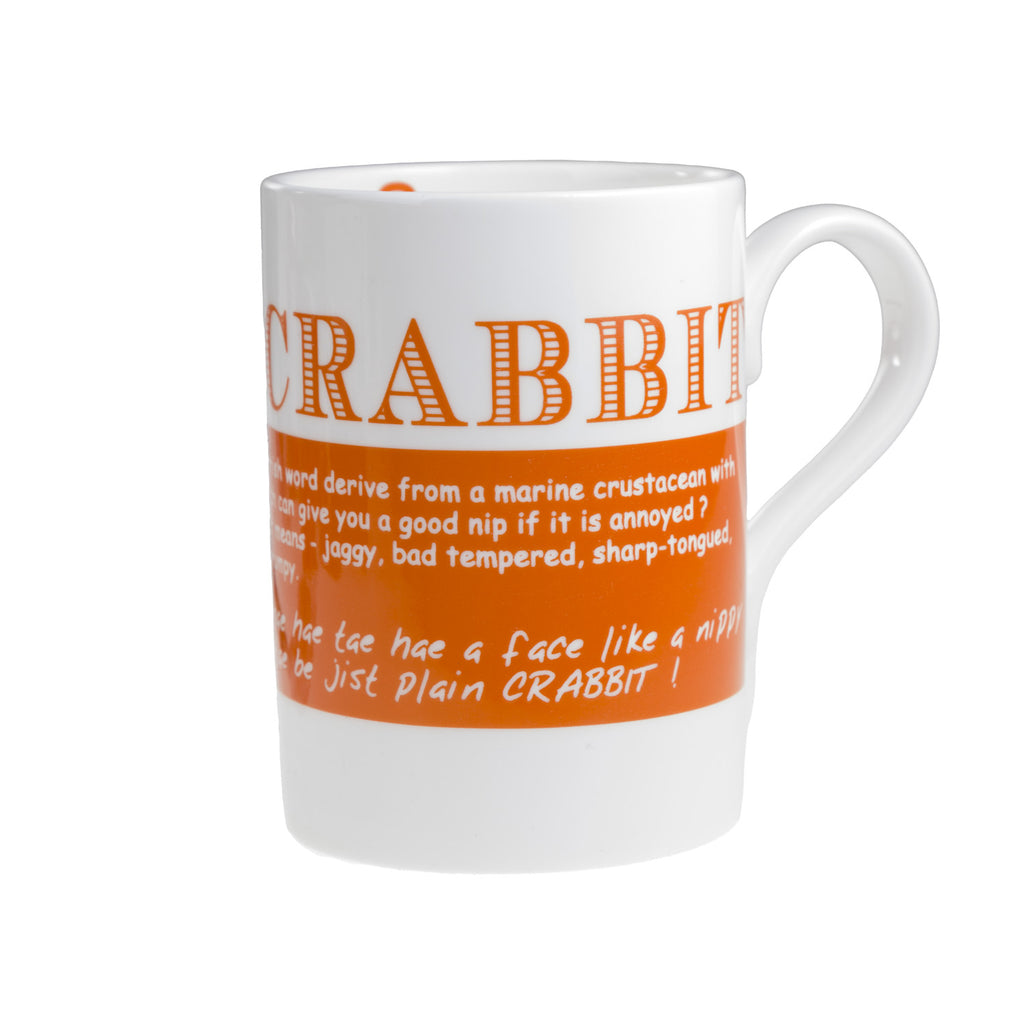 Crabbit Dialect Bone China Mug