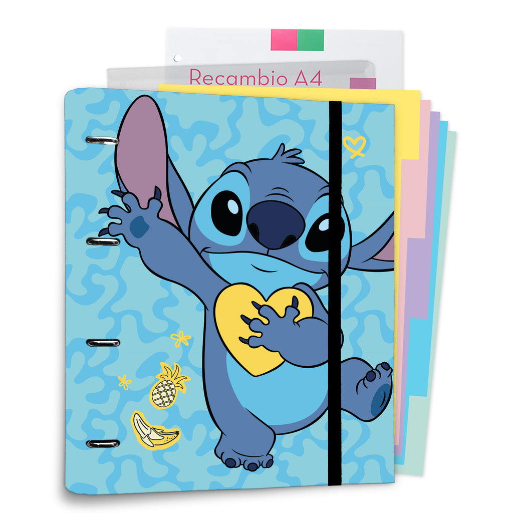 Stitch Tropical 4 Ring Binder/Shts/Divid