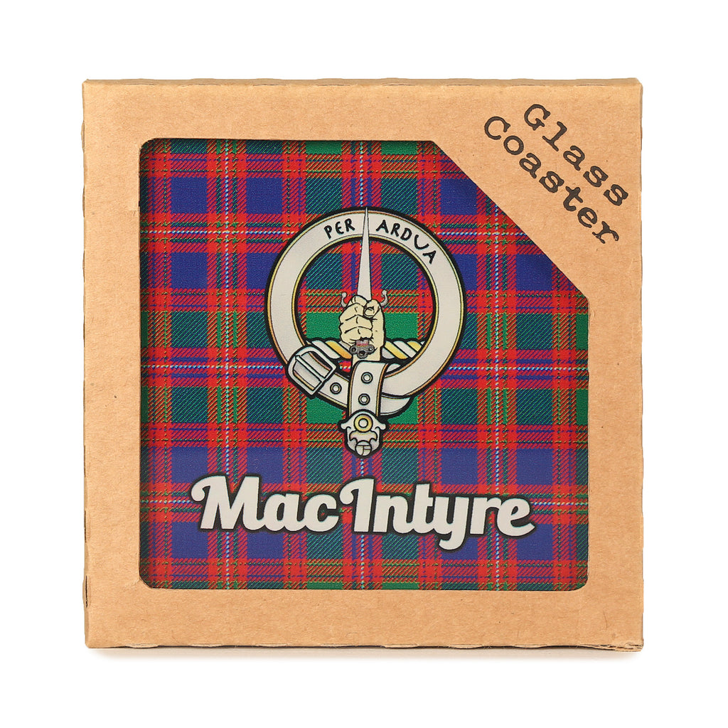 Clan Glass Coaster Macintyre