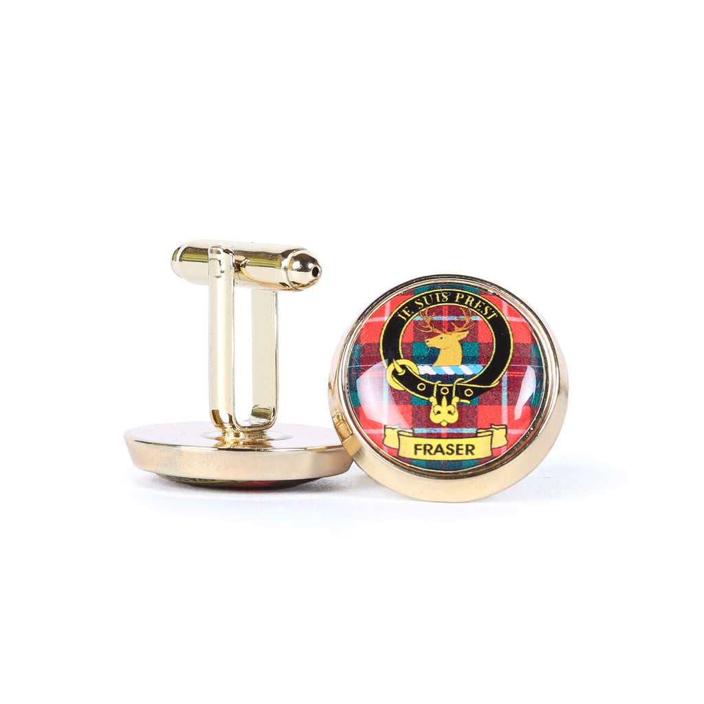 Clan Crested Cufflinks Fraser