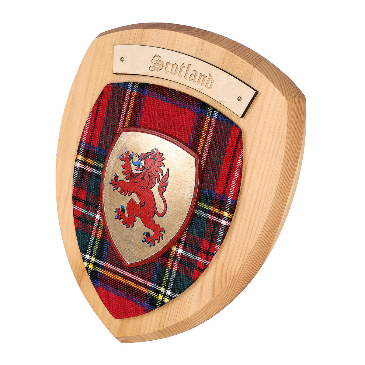 Clan Wall Plaque Lion Rampant Shield | The Scotland Shop