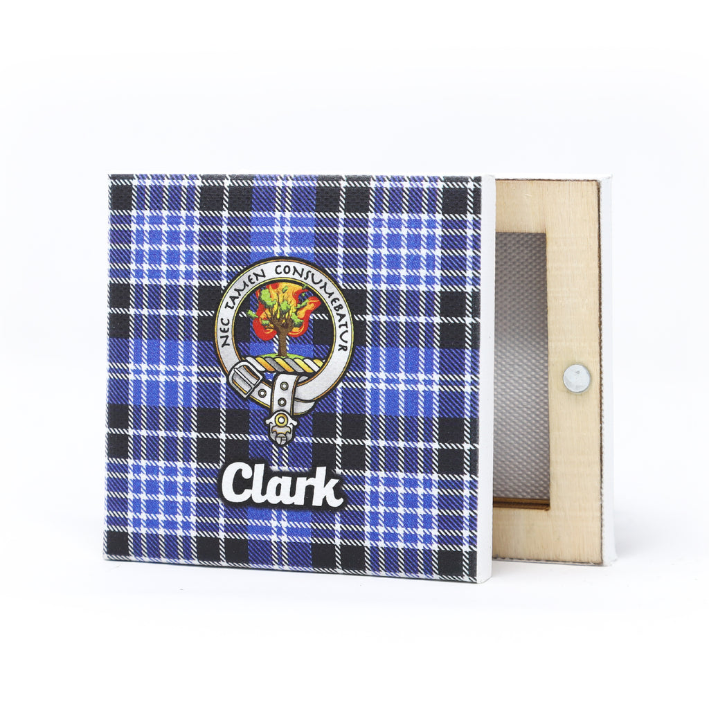 Clan Square Fridge Magnet Clark