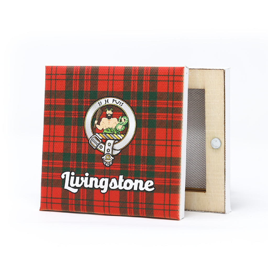 Clan Square Fridge Magnet Livingstone