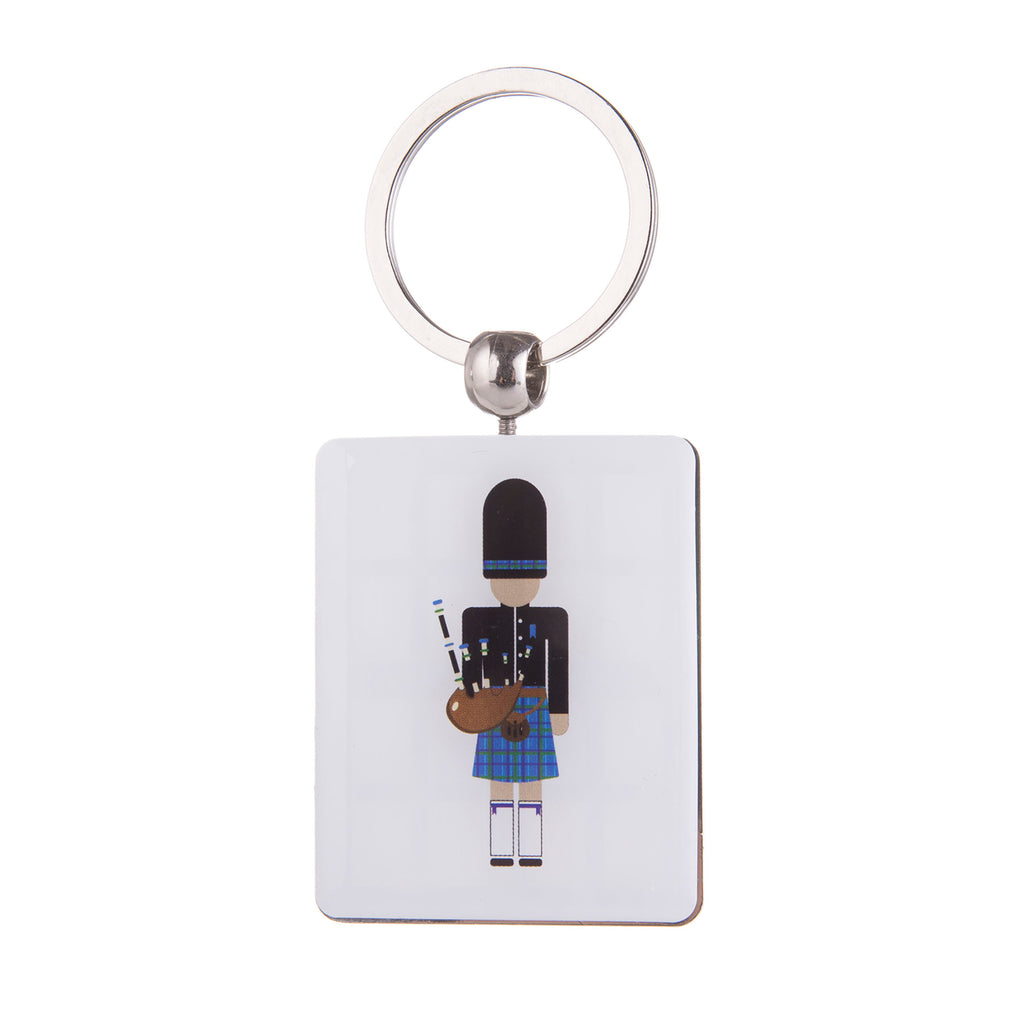Piper Double Dome Keyring