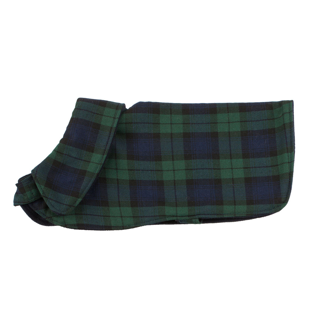Dog Coat Wool  Tartan Black Watch