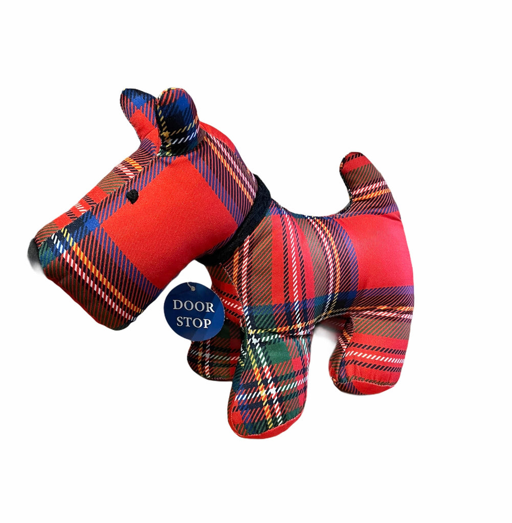 Dougal Tartan Dog Door Stop