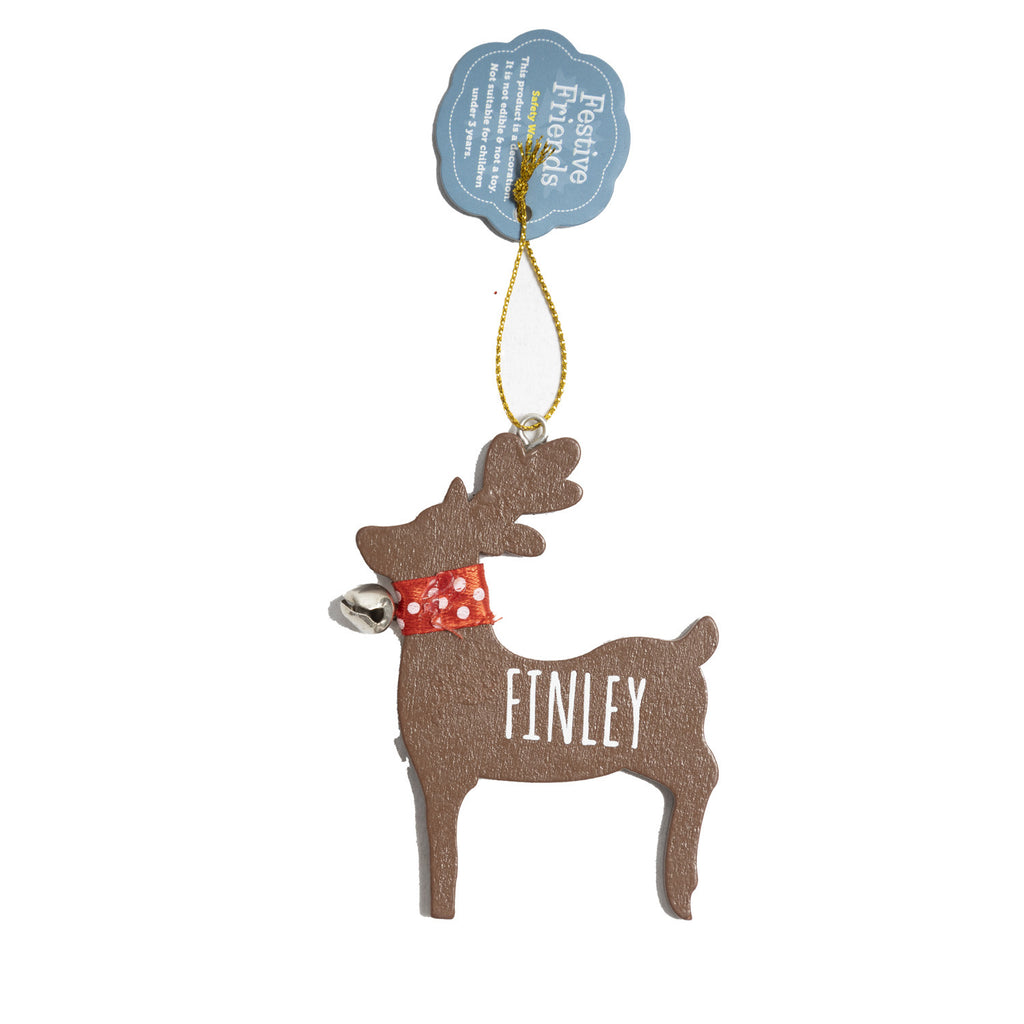 Festive  Deer Decoration Finley