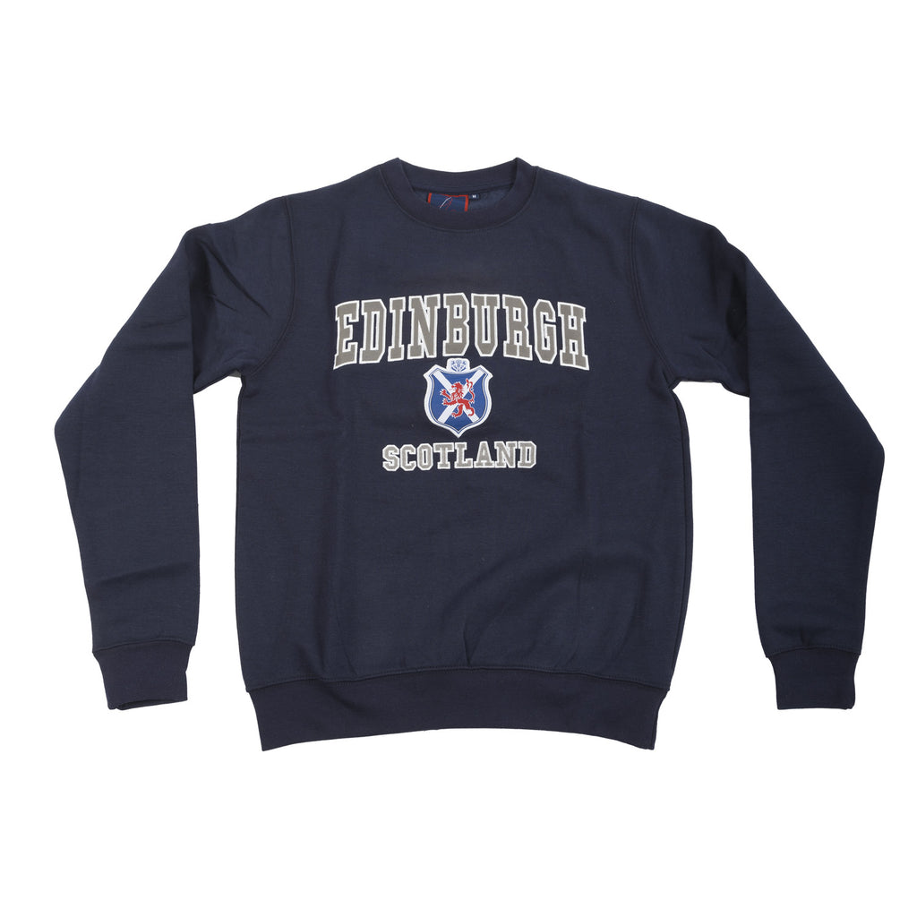 Sweatshirt Emb. Edin/ Flag/ Shield/ Lion