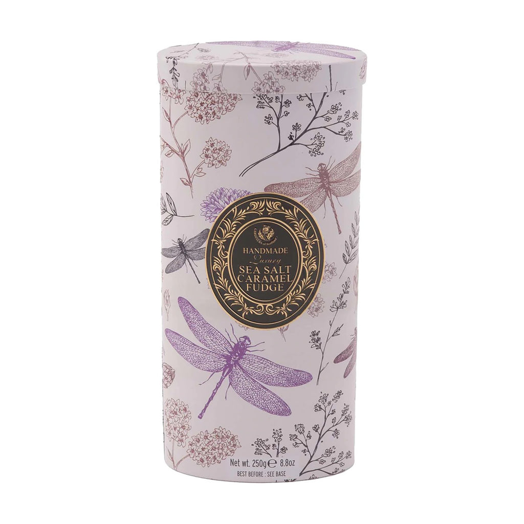Dragonfly Sea Salt Caramel Fudge Tin