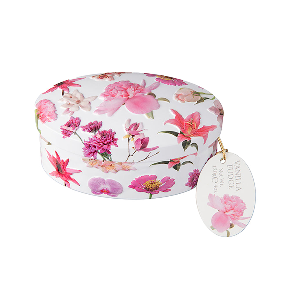 Red Flower Tin