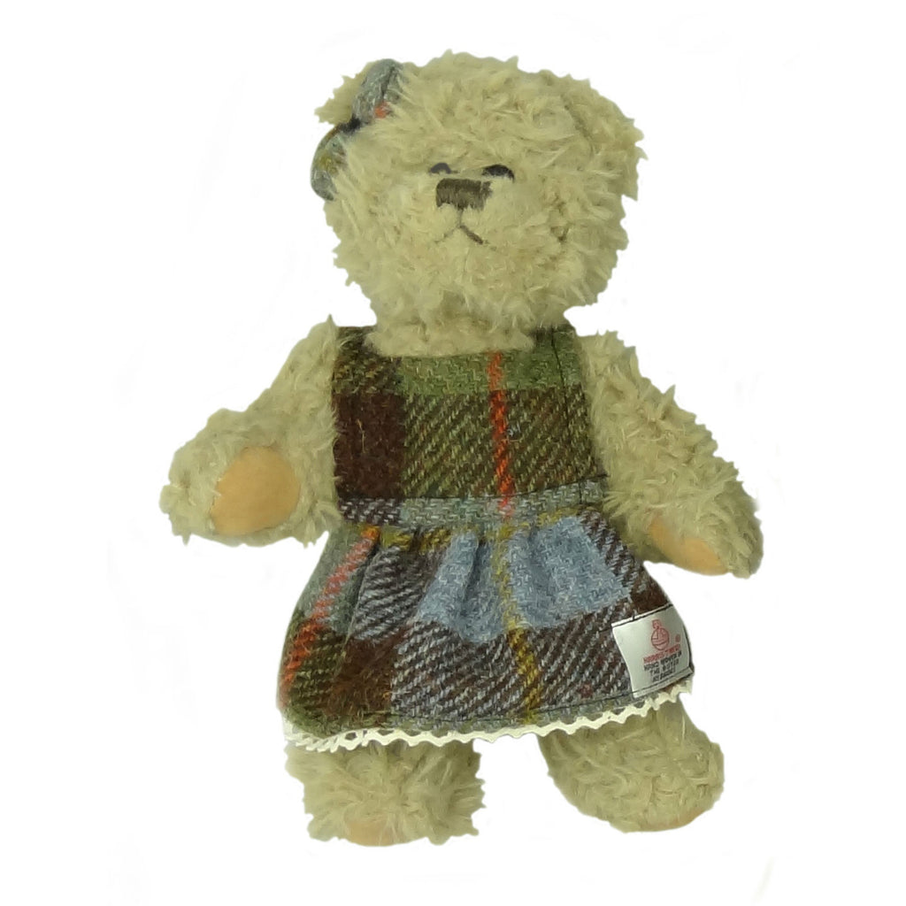 Harris Tweed Girl Bear  Macleod Tartan