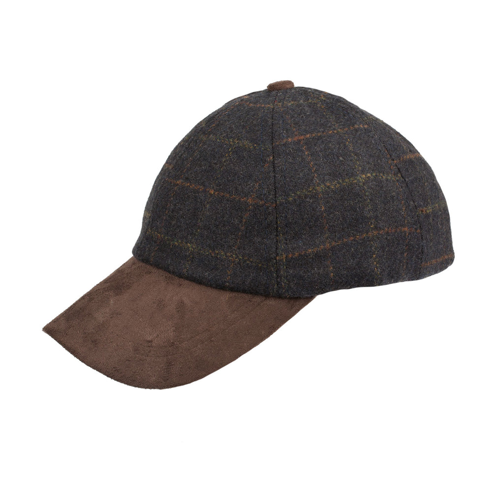 Men's Heritage Traditions Tweed Suede B  Blue Check