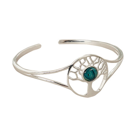 Heathergem Tree Of Life Plated Bangle