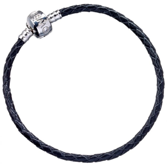 Harry Potter Black Leather Charm Bracelet For Slider Charms 17Cm