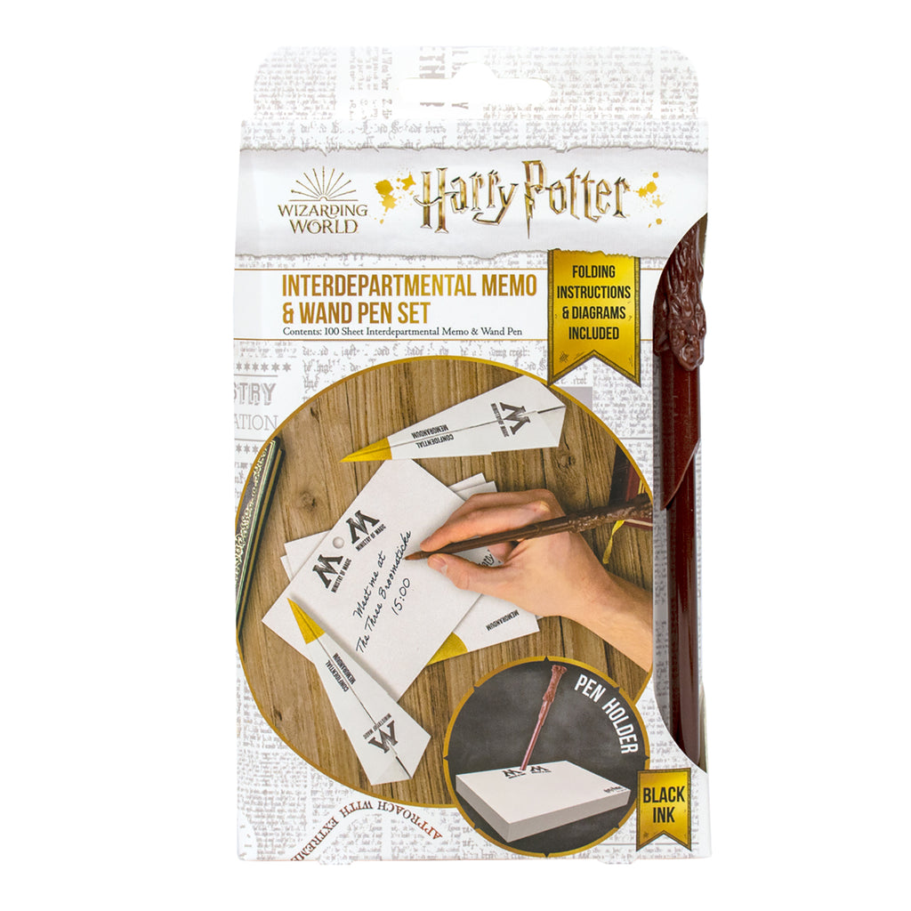 Harry Potter Memo & Wand Pen Set
