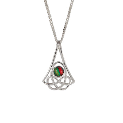 Heathergem Silver Plated Celtic Pendant
