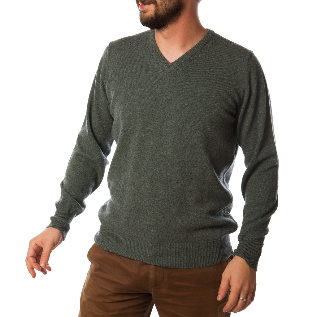 Men's Hawick Knitwear Pure Cashmere Pla  Summer Isles