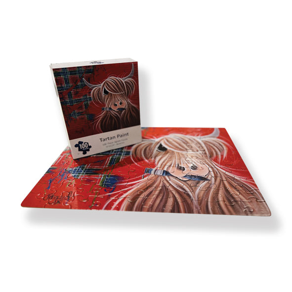 Mcmoo Tartan Paint 100Pc Jigsaw