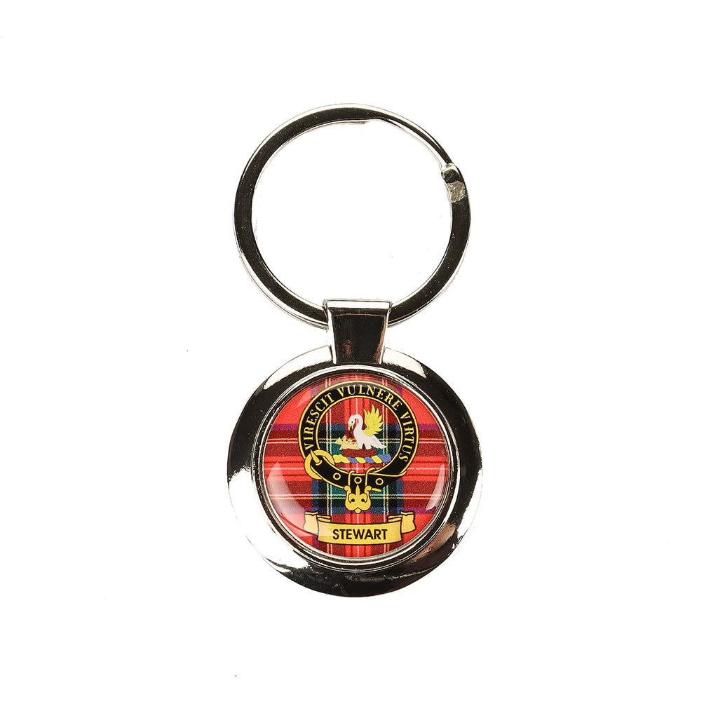 Kc Clan Key Fob Chrome Stewart