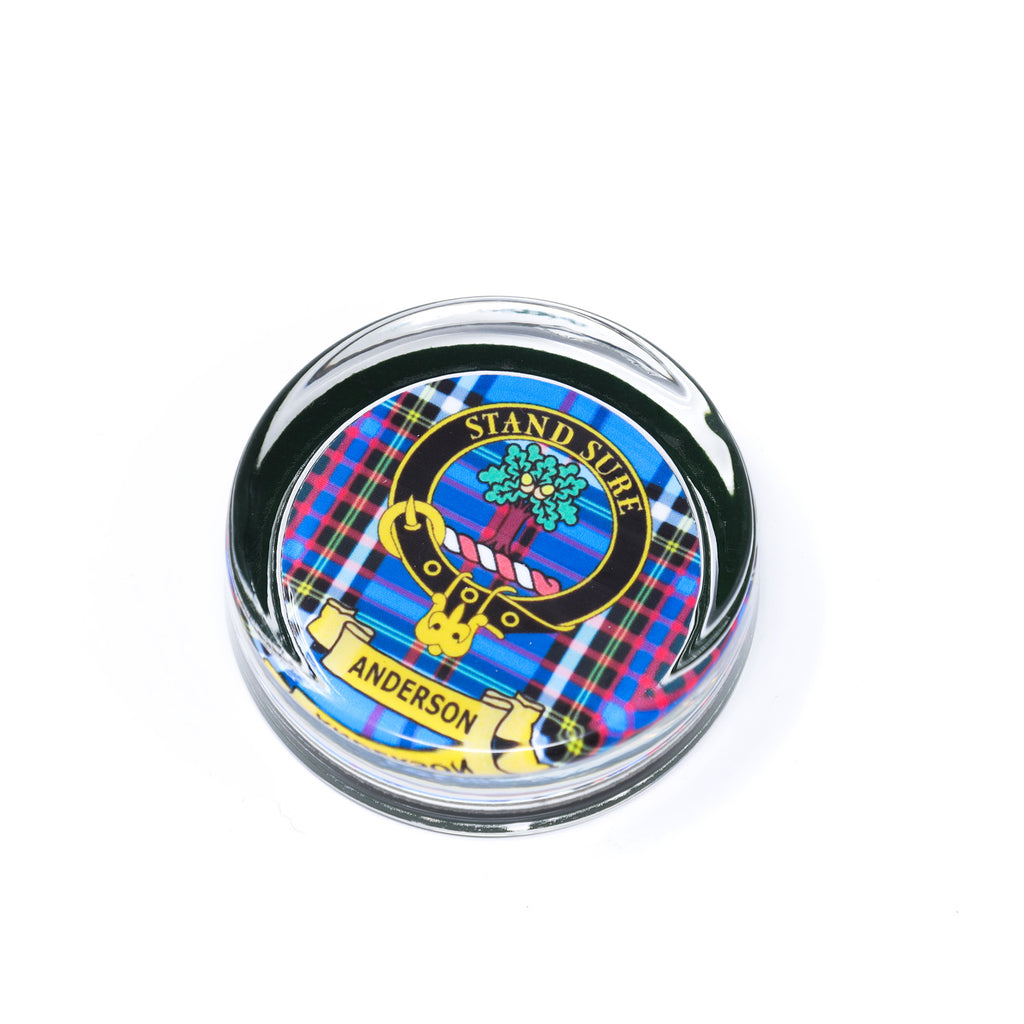 Kc Clan Paper Weight Glass Macdonald Of Clanranald