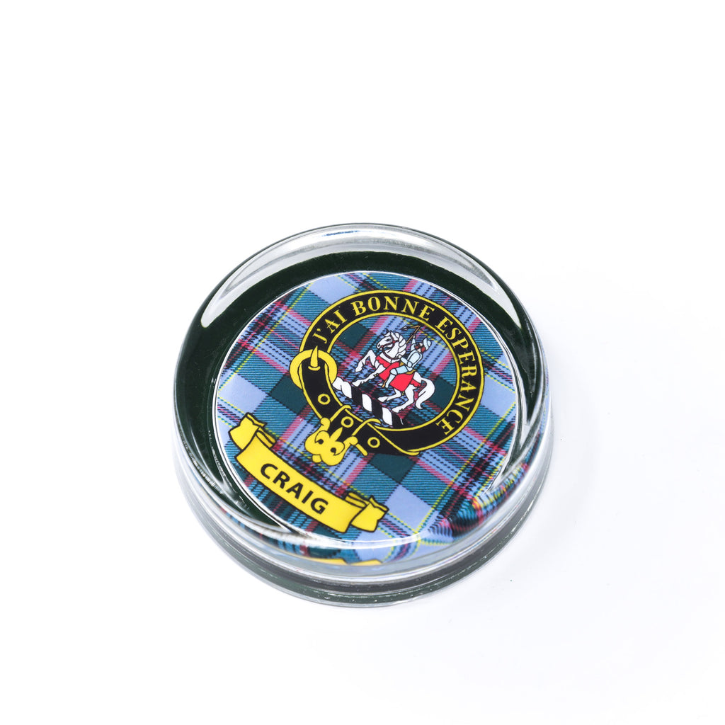 Kc Clan Paper Weight Glass Cooper