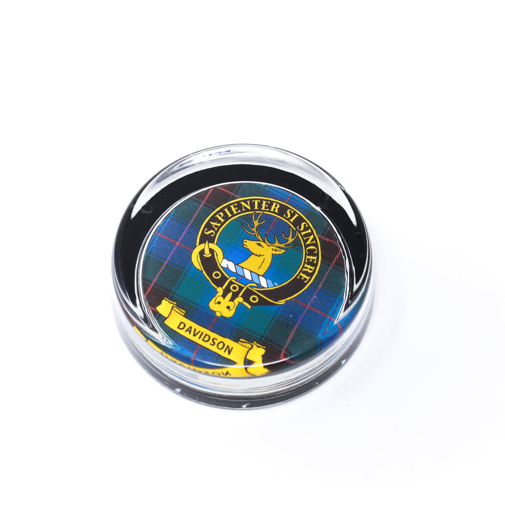 Kc Clan Paper Weight Glass Davidson