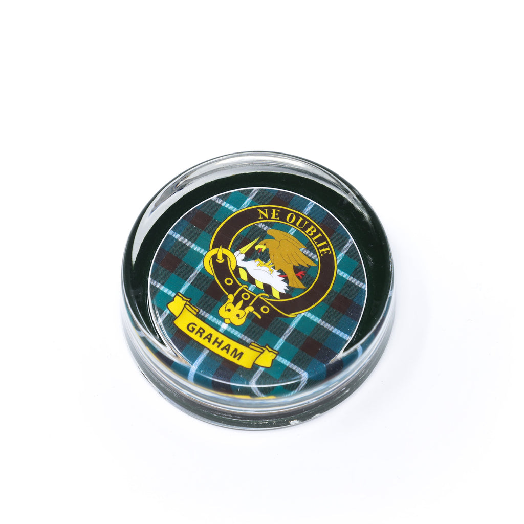 Kc Clan Paper Weight Glass Graham