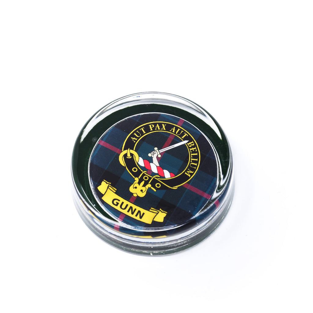 Kc Clan Paper Weight Glass Gunn