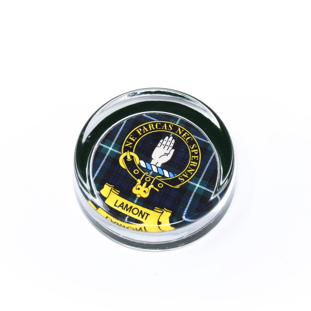 Kc Clan Paper Weight Glass Lamont