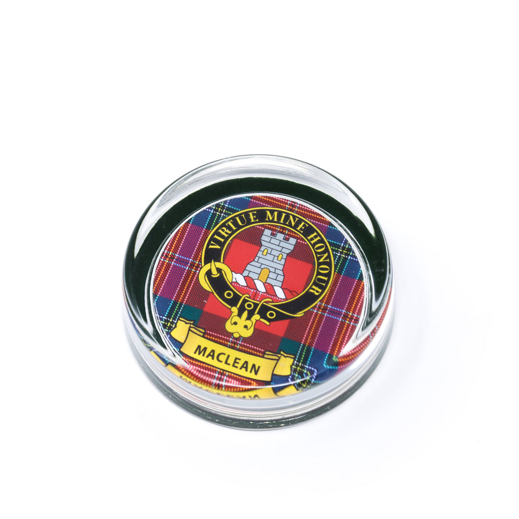 Kc Clan Paper Weight Glass Maclean