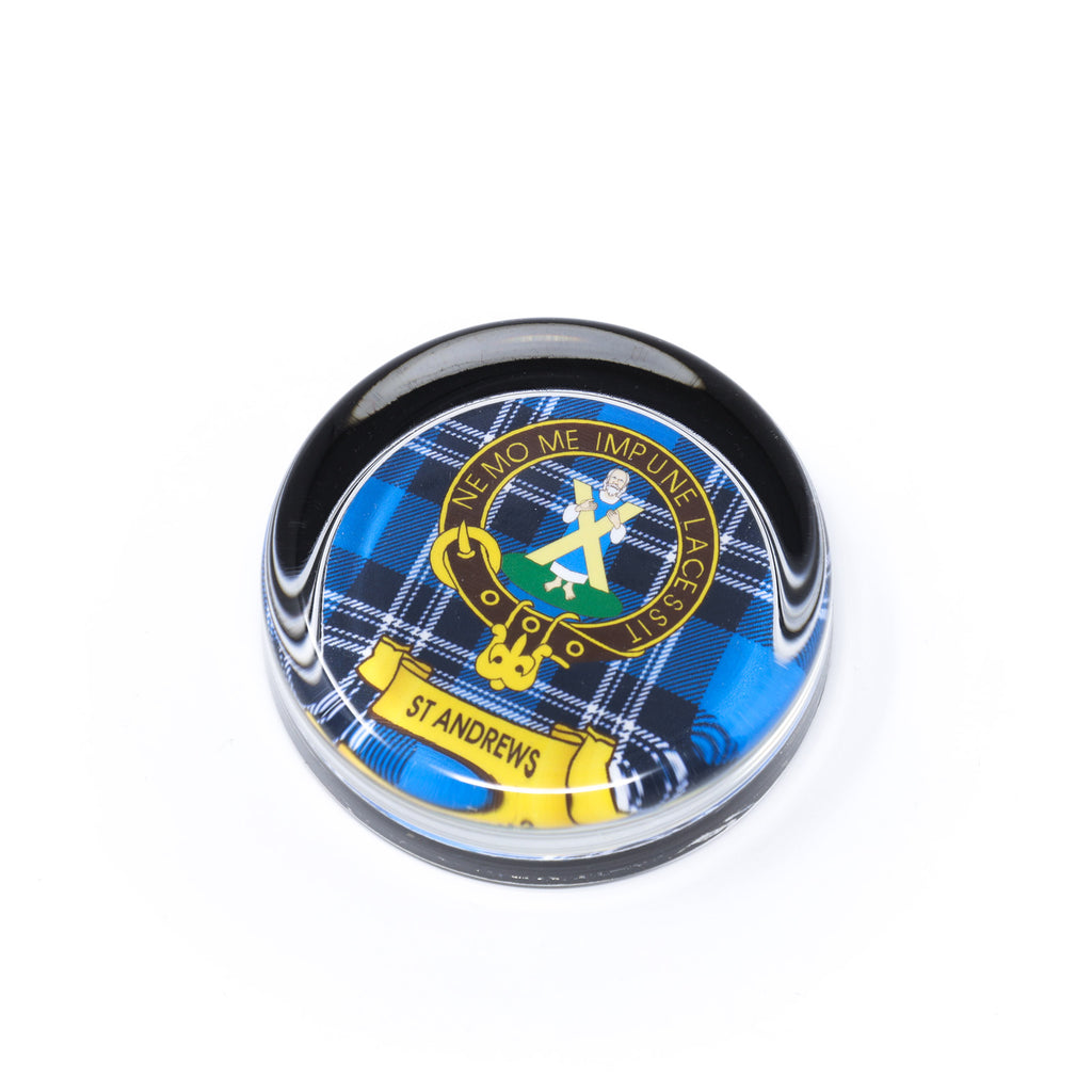 Kc Clan Paper Weight Glass Stewart
