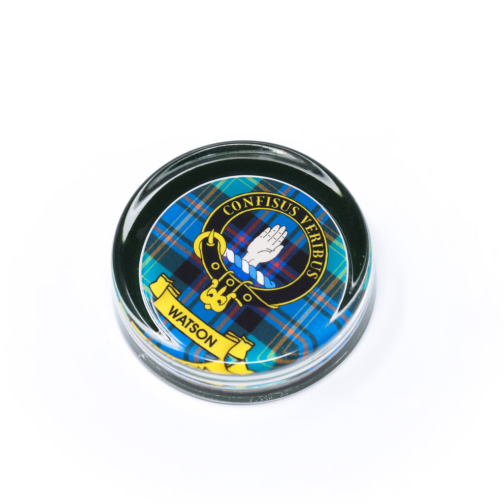 Kc Clan Paper Weight Glass Watson