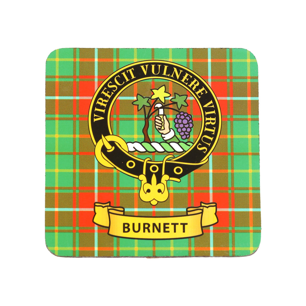 Kc Clan Square Cork Coaster Burnett