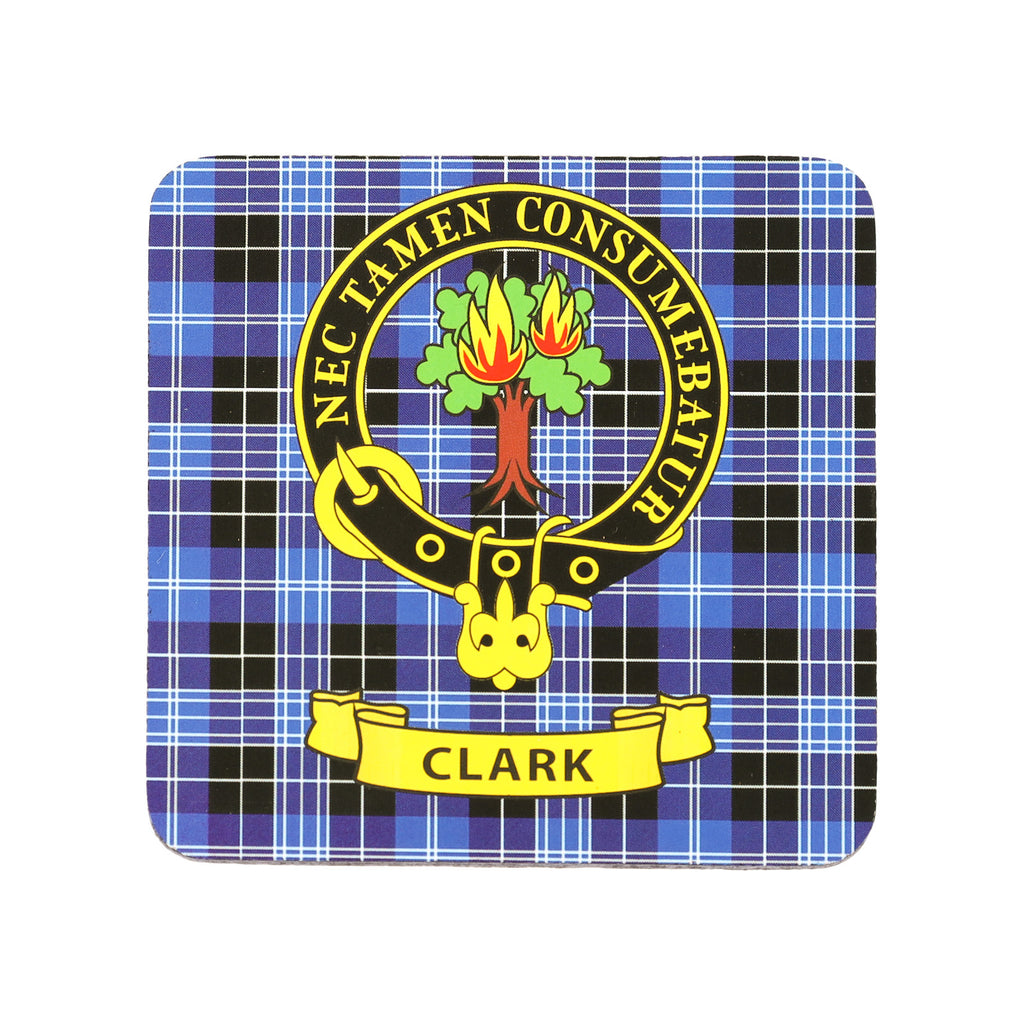 Kc Clan Square Cork Coaster Clark