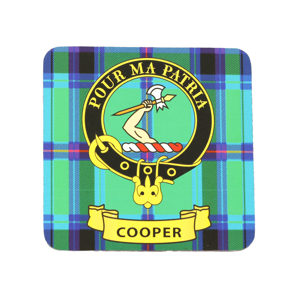 Kc Clan Square Cork Coaster Cooper