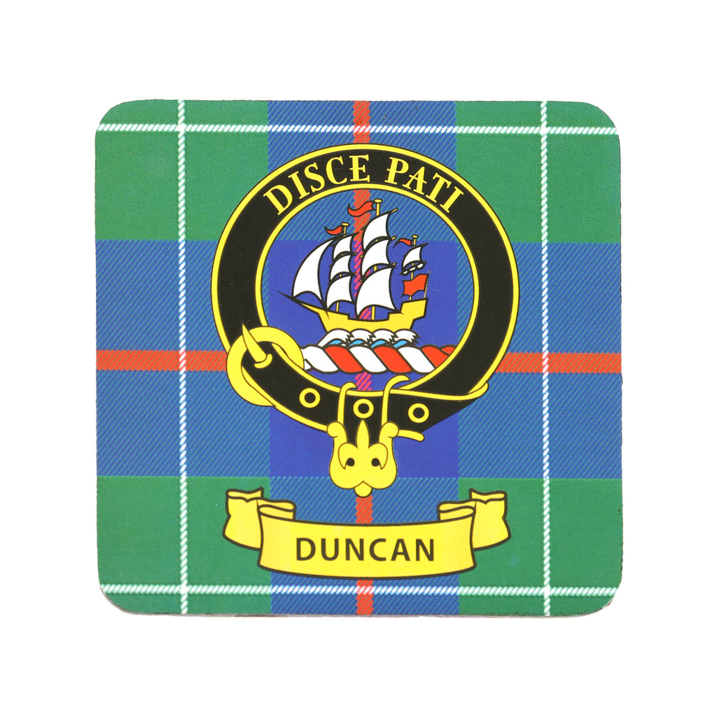 Kc Clan Square Cork Coaster Duncan