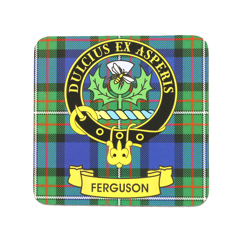 Kc Clan Square Cork Coaster Ferguson