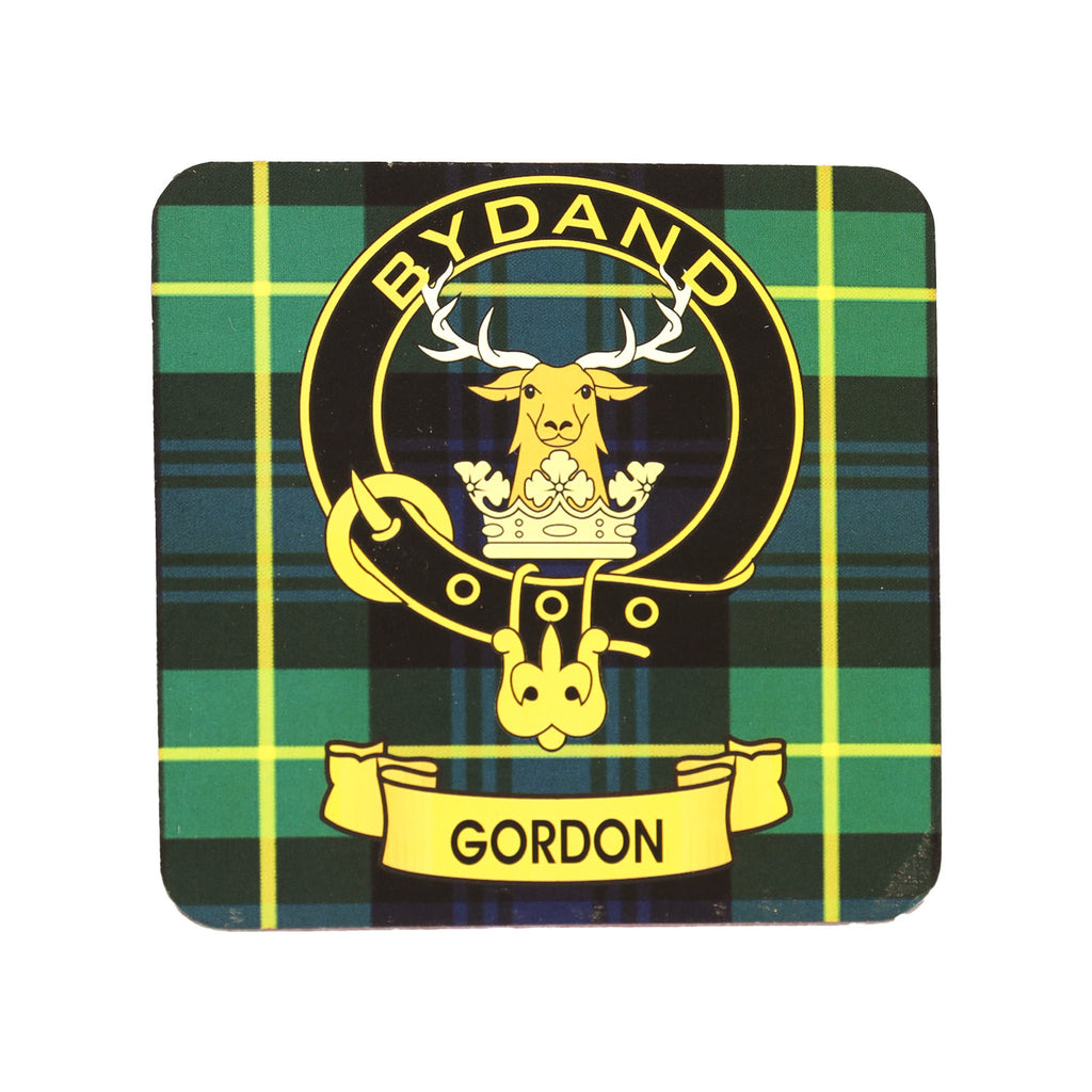 Kc Clan Square Cork Coaster Gordon