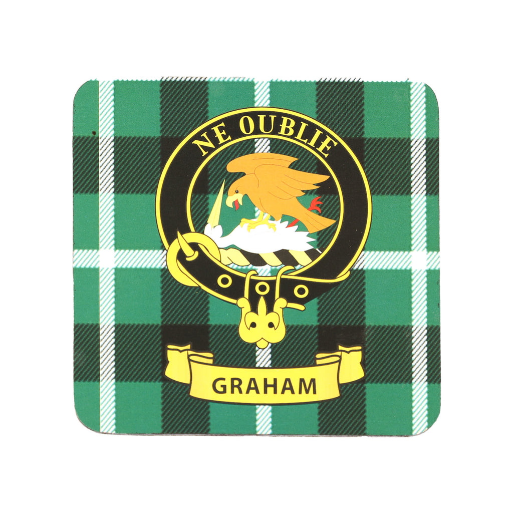 Kc Clan Square Cork Coaster Graham