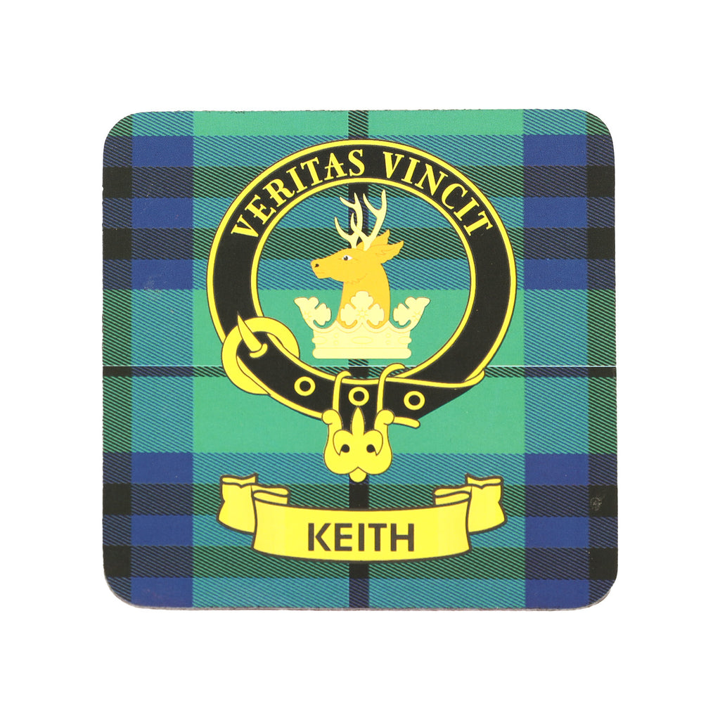 Kc Clan Square Cork Coaster Keith