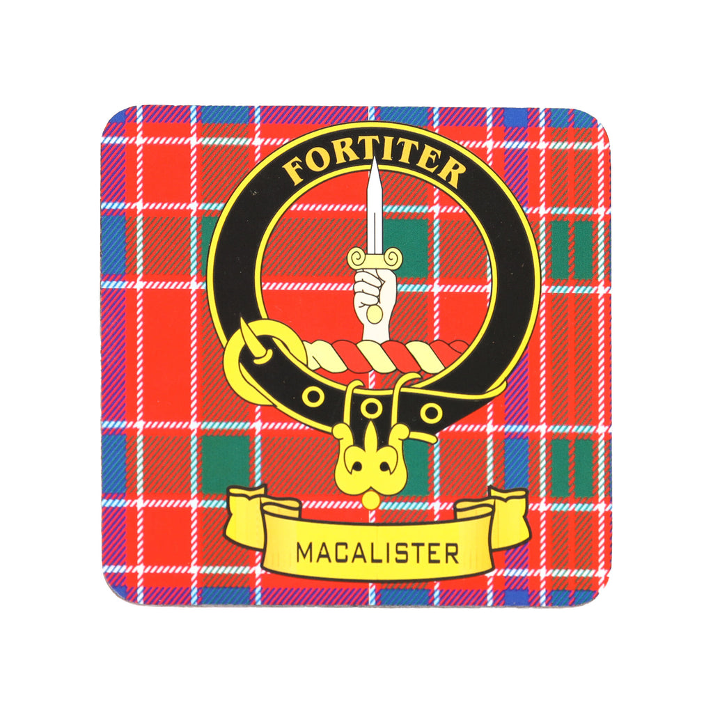 Kc Clan Square Cork Coaster Macalister