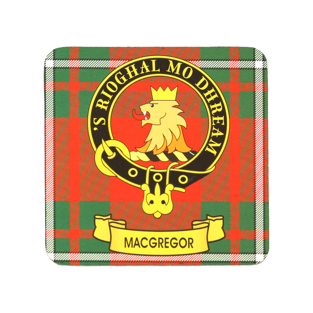 Kc Clan Square Cork Coaster Macgregor