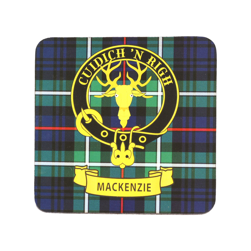 Kc Clan Square Cork Coaster Mackenzie