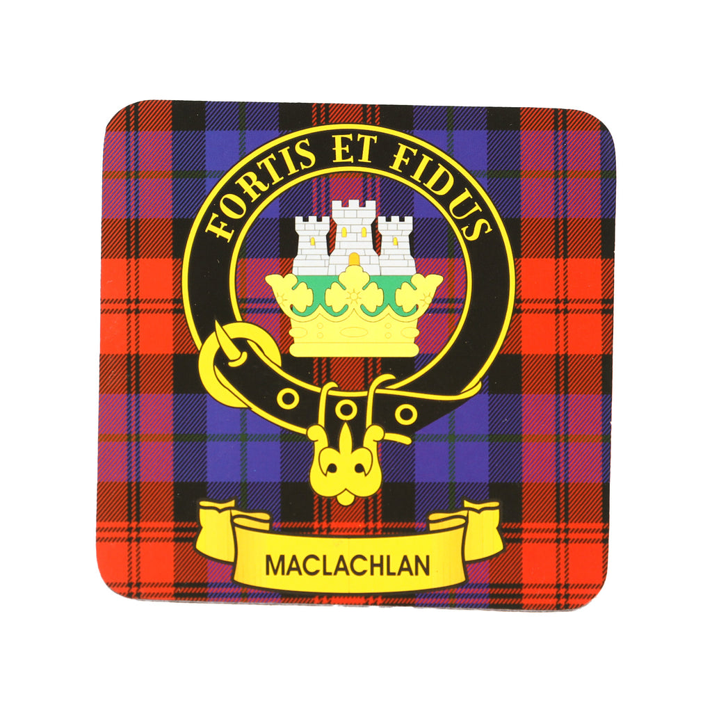 Kc Clan Square Cork Coaster Maclachlan