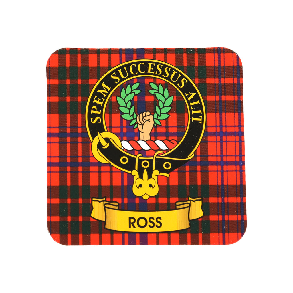Kc Clan Square Cork Coaster Ross