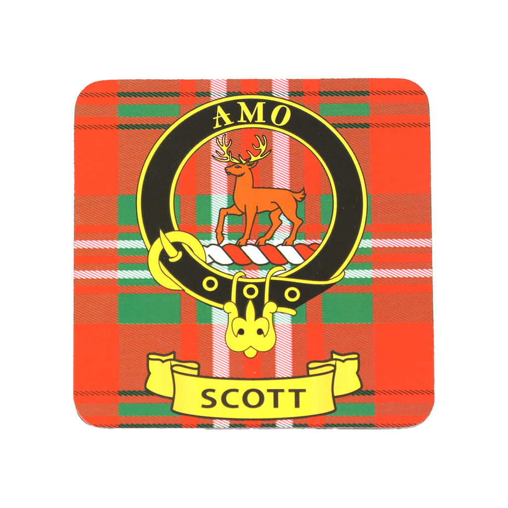 Kc Clan Square Cork Coaster Scott